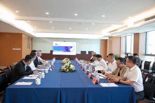 臺州市委常委、溫嶺市委書記朱建軍，市委常委、常務副市長張釗一行在建經咨詢走訪調研